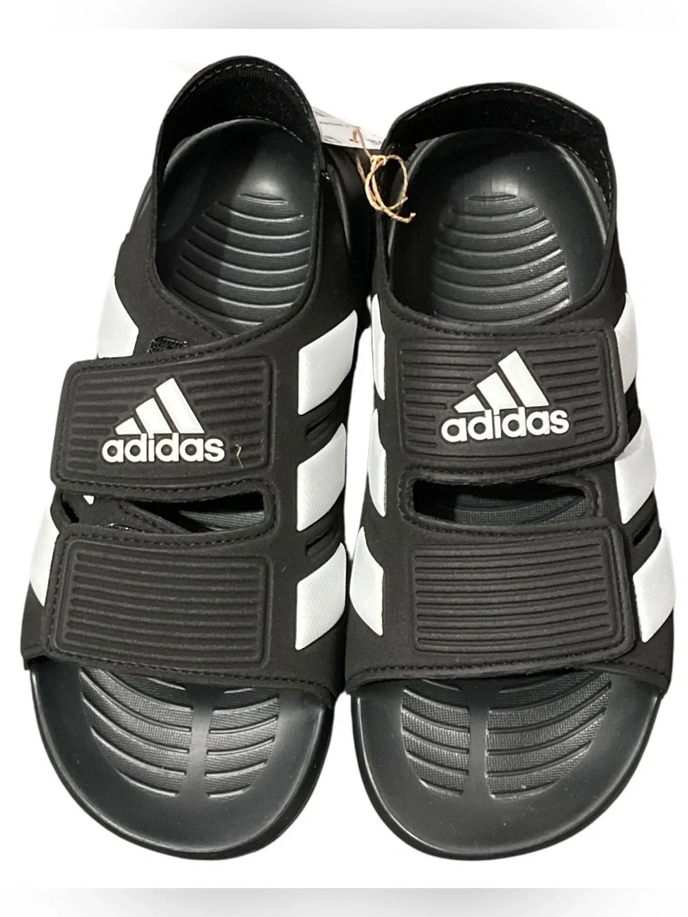 NEW Kids' Adidas Black Altaswim 2.0 Water Shoes Sandals - Size 2